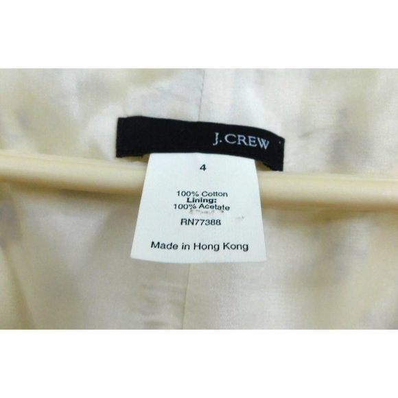 J. Crew Cream Floral Dress - Picture 3 of 4